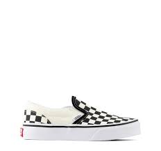 Black And White Checkered Vans Kids Vans Kids Classic Slip On Checkerboard In Black And White Vans Kids Vans Classic Slip On Kid Shoes