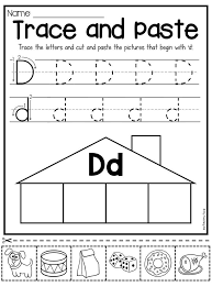 Trace And Paste Alphabet Worksheets Letter D Worksheet These Beginning Sounds Worksheets A Beginning Sounds Worksheets Letter D Worksheet Letter B Worksheets