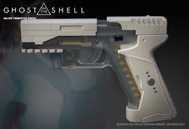 3d Model Major S Blaster From Movie Ghost In The Shell Etsy Ghost In The Shell Pistol Ghost