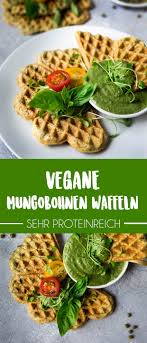 Proteinreiche Mungobohnen Waffeln Vegan Glutenfrei Vanillacrunnch Food Lifestyle Blogger Rezept Mungobohnen Mungobohnen Rezept Waffel Vegan
