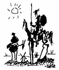 Con los pies sólidamente plantados en la tierra, dotado de un saludable buen sentido y de la característica astucia de los hombres del pueblo, sancho no busca complicaciones, a diferencia de don quijote,, y pone el. Don Quixote Picasso Wikipedia