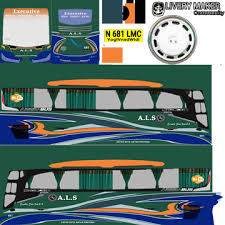 Type buss hd thema buss anime warna buss putih / merah … Livery Bus Als Shd Jernih Arena Modifikasi