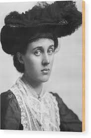 Vanessa Bell Wood Print by George C. Beresford