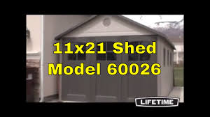 Shop over 70,000 products + 1,500 of the best brands. Lifetime Storage Building 11 X 21 Ft Outdoor Garage Shed 60026 Youtube
