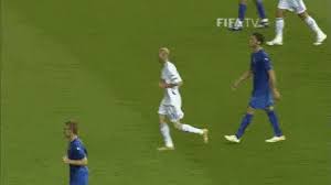 Zinedine zidane headbutt gif