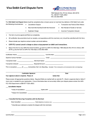 For deposit and transaction accounts, you have up to seven years from the date of the transaction. Fillable Visa Debit Card Dispute Form Us Postal Service Printable Pdf Download