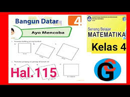 Kunci jawaban dan soal latihan ukk sd kelas 1 pelajaran matematika semester genap 2021. Ayo Mencoba Hal 115 Keliling Persegi Matematika Kelas 4 Sd Youtube