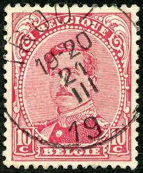 Designed by legendary artist and. Belgium 10c Carmine Type I Post Stamp Belgium Stamp