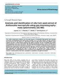 Image result for Anthonotha macrophylla