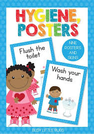 Bathroom Hygiene Posters Bathroom Signs Kids Bathroom Print Kids Signs