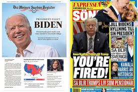 Buzzfeed has breaking news, vital journalism, quizzes, videos, celeb news, tasty food videos, recipes, diy hacks, and all the trending buzz you'll want to share with your friends. Newspaper Front Pages Mark Joe Biden Us Election Win