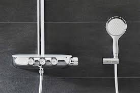 Check spelling or type a new query. Grohe Rainshower Smartcontrol Shower System With Thermostat For Wall Mounting Modern Taps Showers