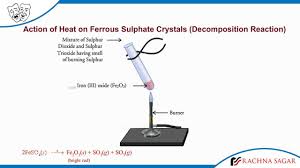 A Small Amount Of Ferrous Sulphate Crystals Were Heated In A Hard Glass  Test Tube? (I) Write The Equations - Brainly.In