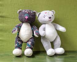 Memory bear pattern free image search results. Memory Bear Sewing Pattern Make A Teddy Bear From Old Clothes