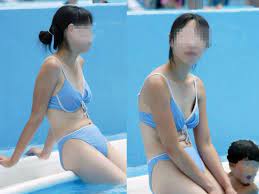 人妻 水着 盗撮