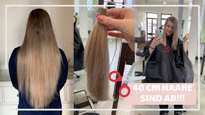40 cm Haare sind ab!! | Vorher - Nachher - YouTube