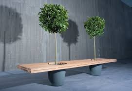 A single piece of side plate: 13 Awesome Furniture Designs That Have Built In Space For Plants