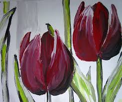 Abstract Schilderen Voor Beginners Google Zoeken Flower Painting Flower Art Flower Canvas
