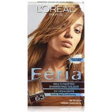 Loreal Paris Feria Multi Faceted Shimmering Color Light Golden Brown 63 Warmer 1 Ea Pack Of 3