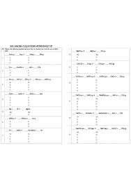 Gcse worksheet on writing chemical equations. 19 Sample Balancing Chemical Equations Worksheets In Pdf Ms Word
