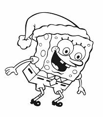Keep little ones occupied durin. Kleurplaat Christmas Coloring Pages Cartoon Coloring Pages Spongebob Cartoon