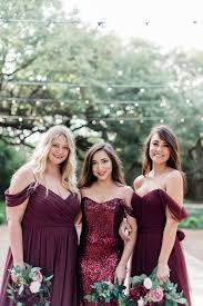 Looking To Add A Little Sparkle Into Your Special Day The Meesha Is An Absolutely Stunning Wedd Burgundy Bridesmaid Dresses Bridesmaid Bridesmaid Dresses Boho