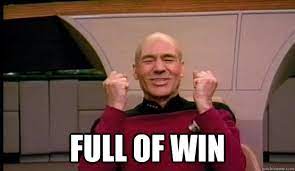 Full Of Win Picard Wins Quickmeme