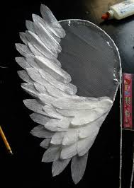 Feather wings, such as cupid wings and angel wings, are made on a foundation of wire bent in the correct shape, or if they are quite large, the foundation is made of. Angel Wings For Costume 4 Steps Instructables