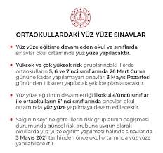 Sınavlar ne zaman?' sorusu binlerce lise öğrencisi tarafından merak edilen konuların başında geliyor. Sinavlar Iptal Mi Orta Okul Lise Sinavlari Ertelendi Mi Ne Zaman Gundem Haberleri