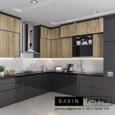 Kitchen set hpl dari mebel jepara ini akan kami bahas secara tuntas bagaimana pengerjaan dapur rumah. Ulasan Hari Ini Tentang Kitchen Set Minimalis Modern Letter L Finishing Hpl Mengkombinasikan Hpl Motif Kayu Dan Hitam Glossy Untuk Klien Desain Minimalis Kayu