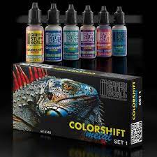 set 1 chameleon paints brush and airbrush acrylic paints etsy acrylic paint set paint set airbrush acrylic paint