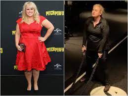 Rebel wilson 's showing some skin in her shapewear! Rebel Wilson Looks Slimmer In Photos Shared By Personal Trainer