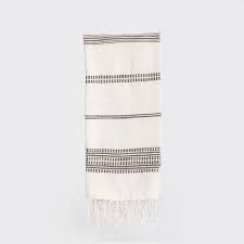 Black And White Striped Hand Towels Natural With Grey Stripes Hand Towel Striped Hand Towels Hand Towels Rigid Heddle Weaving Patterns