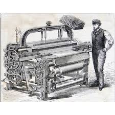 Edmund Cartwright Power Loom In 2020 Power Loom Machine Power Loom Loom