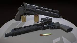 It is chambered in 12.7×55mm. Revolver Rsh 12 3d Model By Alexzlo Alexzlo 6a2f2f3