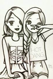 Ce poate fi mai interesant pentru. Imagini Pentru Desene De Colorat Cu Creionul Cu Fete Drawings Of Friends Bff Drawings Cute Drawings