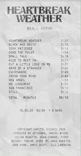 Albumreceipts Niallhoran Nialler Heartbreakweather In 2021 Music Poster Design One Direction Photos One Direction Pictures