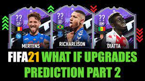 In addition to the domestic league, fulham participated in this season's editions of the fa cup and the efl cup. Fifa 21 What If Upgrades Prediction Part 2 W Mertens Richarlison Fer Diatta Morales Weah Youtube