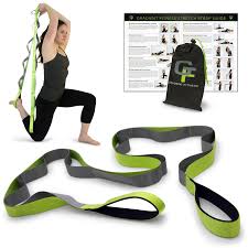 How to stretch with a yoga strap. Gradient Fitness Stretch Strap Yoga Strap Multi Loop Neoprene Padded Yoga Stretching Out 1 5 W X 8 L Exercise Poster Travel Bag Home Workout Walmart Com Walmart Com