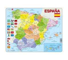 Úsalo para planear tu itinerario y ubicar las mejores atracciones. Mapa Puzzzle De Espana Politico Mapa De Espana Mapas Espana