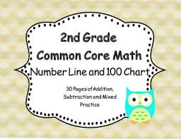 2nd Grade Common Core Number Line And 100 Chart Add Subtract