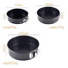 A wide variety of 7 springform pan options are available to you, such as material, feature, and commercial 7 springform pan. 4 7 9 Inch Round Cake Springform Pan With Removable Bottom Leakproof Non Stick Springform Cheesecake Tin Pans For Baking 722 Cake Molds Aliexpress