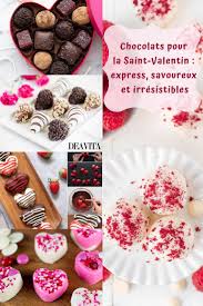 Chocolats Pour La Saint Valentin Recettes Express Et Succulentes Chocolat Saint Valentin Saint Valentin Chocolat