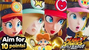 Mario Strikers Battle League Mario Peach Yoshi and Birdo Gameplay at Urban  Rooftop