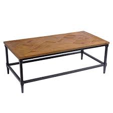 Furniture of america eddison industrial coffee table. Buy Industrial Solid Wood Coffee Table Rustic Farmhouse Cocktail Table For Living Room Reclaimed Fir Wood Furniture Sturdy Matte Black Metal Frame T 001 Online In Indonesia B08m3czz43