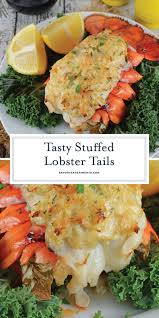 Remove from heat and when cooled, stuff into lobster tail shells. Stuffed Lobster Tails A Delicious Baked Lobster Tail Recipe