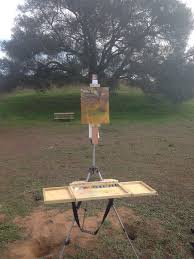 plein air painting with the new