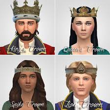 The full set gives you a freedom to make your own medieval . Sims 4 Best Crown Cc To Download Dress Up Like Royalty Fandomspot