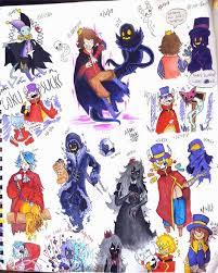 Ataritoka Second Half Of My Daily Doodles Tried Aueua S Style Of Jevil And Did Some Fanart For My F A Hat In Time Art Hat In Time Art A Hat In