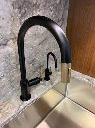 And those reasons are what you are gonna find in this article. Pairing The Mt1843 Duet Knurled Faucet With Brizo S Litze Kitchen Faucet Mountain Plumbing Products